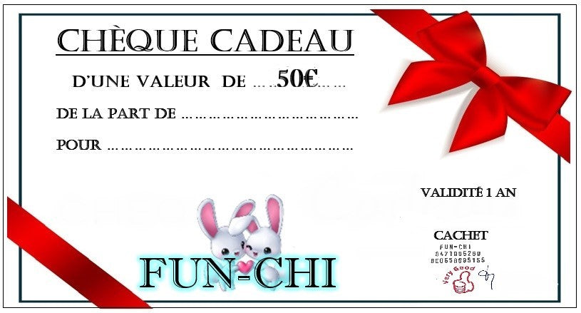 Chèque cadeau Fun-Chi