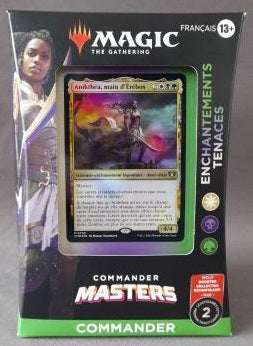 Magic The Gathering - Deck Commander - Commander Masters Enchantements Tenaces