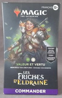 Magic The Gathering - Deck Commander Les Friches D'Eldraine Valeur Et Vertu