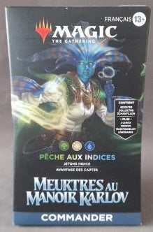 Magic The Gathering - Deck Commander Meurtre au manoir Karlov pêche aux Indices