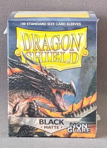 Sleeves taille standard - Dragon Shield - 100 Sleeves - Black Matte