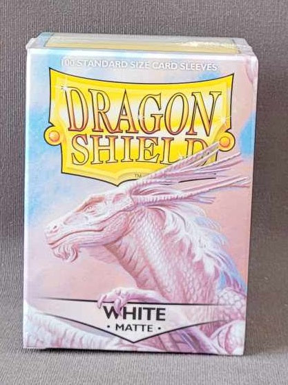 Sleeves taille standard - Dragon Shield - 100 Sleeves - White Matte